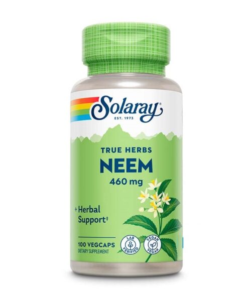 Solaray-Neem-460-MG-100-Vegetarian-Capsules-Kuwait-كبسولات-سولاراى-نيم-لتحسين-حالات-الريو-و-زيادة-المناعة-و-صحة-العظام-الكويت 1-450x450-1