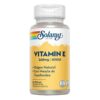 Solaray Vitamin E 268 Mg 400 IU 50 Capsules For Heart, Skin & Hair Kuwait كبسولات فيتامين E إي سولاراي للقلب و البشرة و الشعر و الرئة 400 وحدة 268 مج
