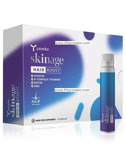 hair volume treatment Skinage Hair Boost 15 ampoules kuwait امبولات لزيادة كثافة الشعر سكينج الكويت 2023