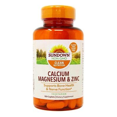 Sundown Calcium, Magnesium & Zinc 100 Tablets Kuwait صن داون كالسيوم ماغنيسيوم و زنك 100 قرص الكويت