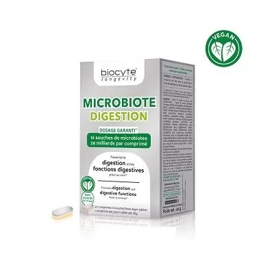 Biocyte 1 Microbiote Digestion 20 Tablets Kuwait بايوسايت مايكروبيوت دايجست 20 قرص الكويت