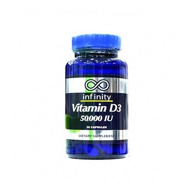 Infinity Vitamin D 50,000 IU 30 Capsules Kuwait انفينيتي فيتامين د 5000 وحده 30 كبسولة الكويت