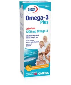 Eurho Vital Omega 3 Plus Syrup For Children Age 4 + Kuwait يورو فيتال اوميجا 3 بلاس شراب للأطفال الكويت
