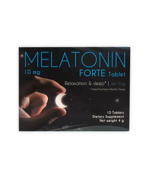 Bronson Melatonin Forte 10 MG 10 Tablets For Good Sleep Kuwait ميلاتونين 10مج 10اقراص برونسون لنوم هادئ الكويت