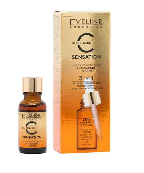 Eveline Bio Vitamin C Sensation Concentrated Serum 18 ML Kuwait إيفيلين بيو سيروم فيتامين سي - 18 مل الكويت