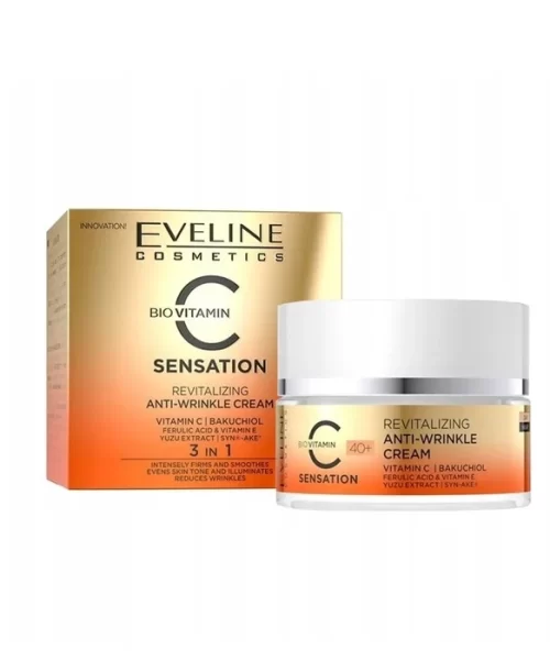Eveline Bio Vitamin C Sensation Revitalizing Cream 50 ML Kuwait إيفلين بيو كريم فيتامين سي - 50 مل الكويت