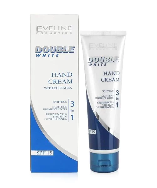 Eveline Double White Hand Cream 100 ml Kuwait إيفيلين دبل وايت كريم لليدين - 100 مل الكويت