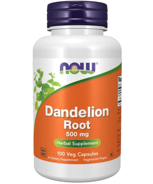 Now Dandelion Root 500 mg 100 Capsules Kuwait ناو كبسولات الهندباء 500 مج 100 كبسولة الكويت