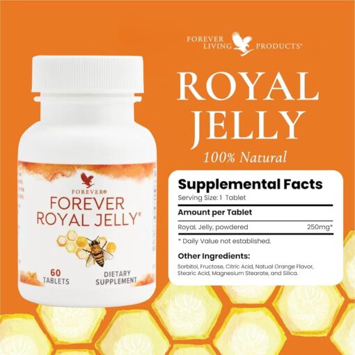 Forever Royal Jelly 60 Tablets Kuwait فوريفر رويال جيلي غذاء ملكات النحل الكويت