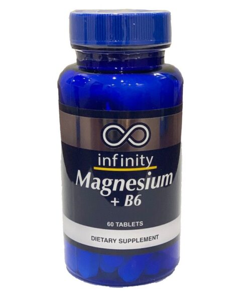 Infinity Magnesium + B6 For Bones & Nerves 60 Tablets Kuwait انفينيتى ماغنسيوم و فيتامين ب6 للعظام و الاعصاب 60 حبة الكويت 1