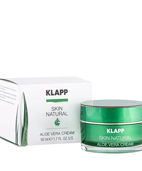 Klapp Skin Natural Aloe Vera Cream 50 ML Kuwait غلاب كريم الصبار الطبيعى للبشرة سكين ناتشورال الوفيرا كريم 50 مل الكويت