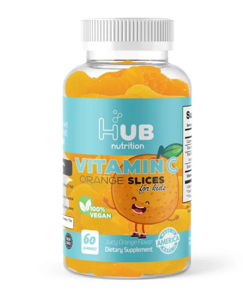 Hub Nutrition Kids Vitamin C 60 Gummies Kuwait هب نيوتريشن كيدز فيتامين سي - 60 حلاو للأطفال الكويت