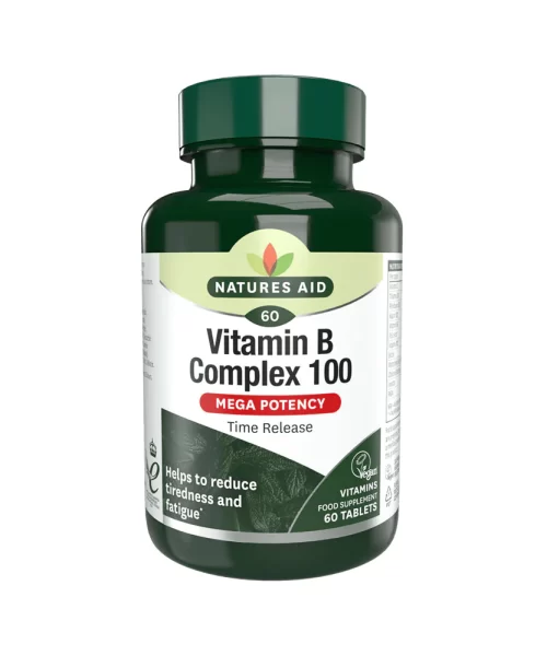 Natures Aid Vitamin B Complex 60 Tablets Kuwait نيتشرز ايد فيتامين ب مركب 60 حبة الكويت