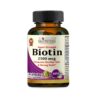 Biobolics Biotin 2500 MCG 30 Veg Capsules Kuwait بيوبولكس بيوتين 2500 ميكروجرام - 30 كبسولة نباتية للشعر و الجلد و الاظافر الكويت