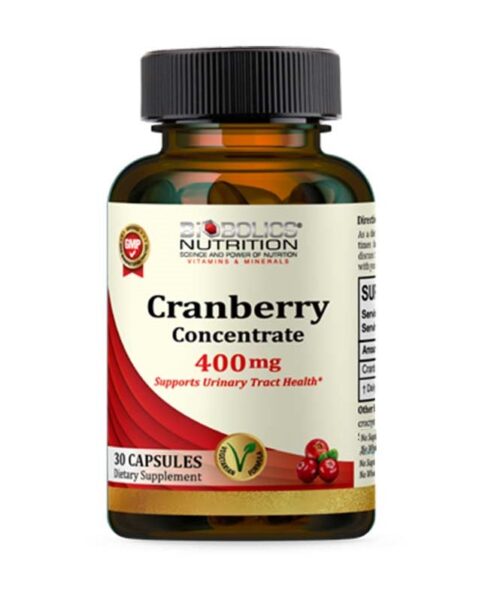 Biobolics Cranberry 400 MG 30 Capsules Kuwait بايوبولكس كبسولات الكرانبيري التوت البرى 400 مجم 30 كبسولة الكويت