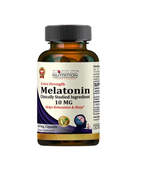 Biobolics Melatonin 10 MG 60 Veg Capsules For Good Sleep Kuwait بايوبولكس ميلاتونين 10 مجم 60 كبسولة نباتية الكويت