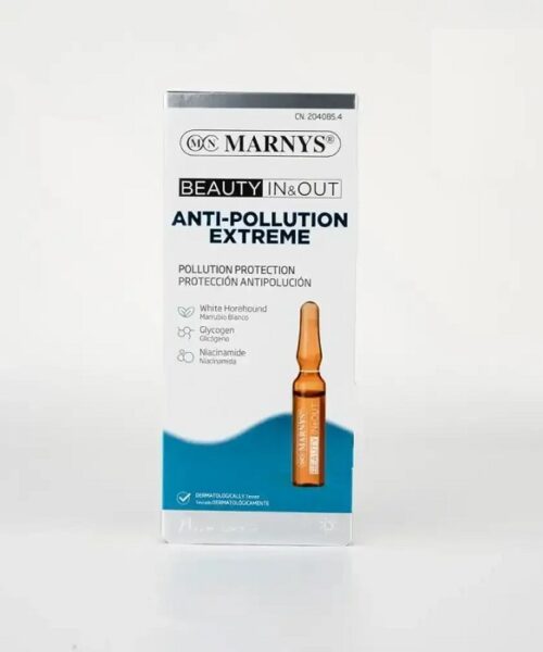 Marnys Beauty In & Out Anti Pollution Extreme 7 Ampoules X 2ml Kuwait مارنيز بيوتي إن آند أوت أمبولات للبشرة ضد التلوث الشديد 7 أمبولة × 2 مل الكويت