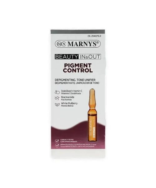 Marnys Beauty In & Out Pigment Control 7 Ampoules X 2ml Kuwait مارنيز بيوتي إن آند أوت أمبولات لتقليل التصبغات - 7 أمبولات 2 الكويت مل
