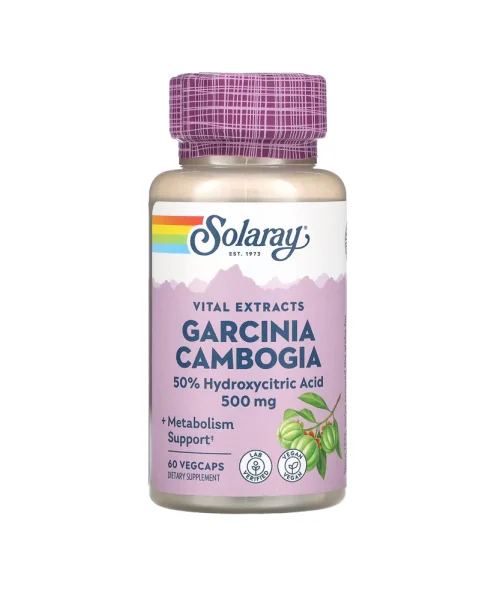 Solaray Garcinia Cambogia 500 mg 60 Sliming Capsules