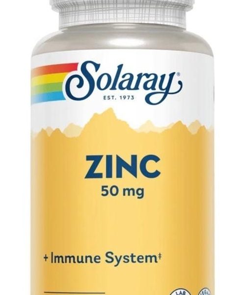 Solaray Zinc 50Mg 100 Capsules