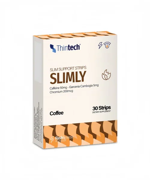 Thintech Slimly 30 strips Weight Loss Coffee - Garcinia & Chromium Kuwait ثينتيك سليملي لسد الشهية والتخسيس 30 شريط الكويت