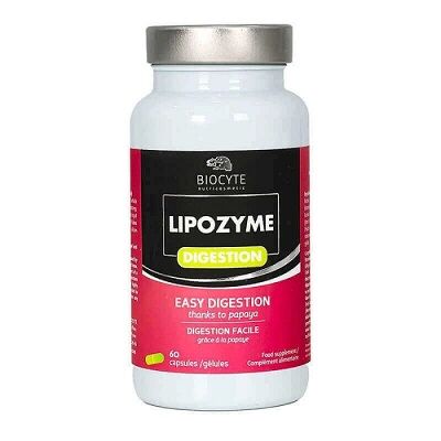 Biocyte Lipozyme 60 Capsules Antiflatulance and inhance digestive system