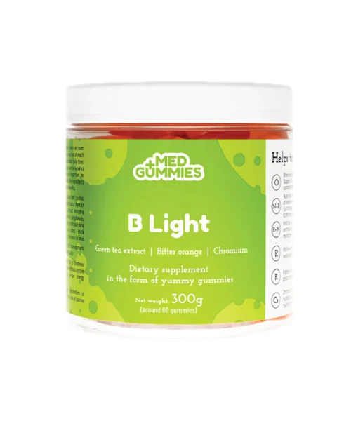 Fit 4 Life +Med Gummies B Light 300 G 60 Gummies For Weight Loss
