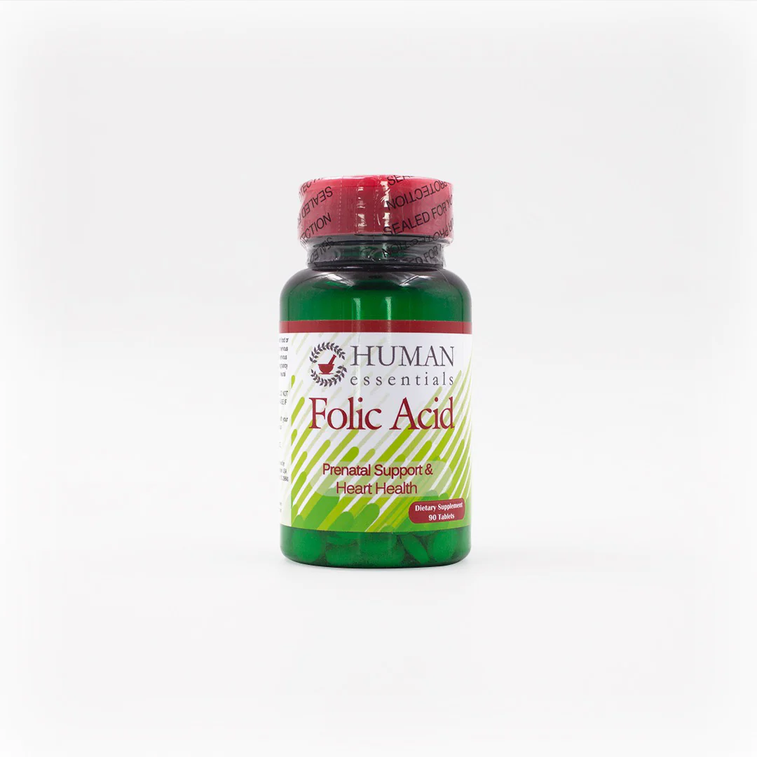 Human Essentials Folic Acid 1200 MCG 90 Tablets