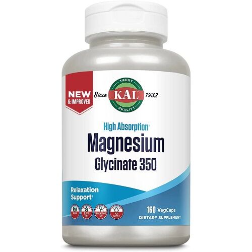 KAL Magnesium Glycinate 350 - 160 Capsules