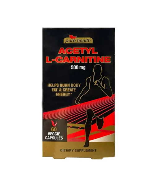 Pure Health L Carnitine 60 Capsules 500 MG For burning fats & improving sexual health