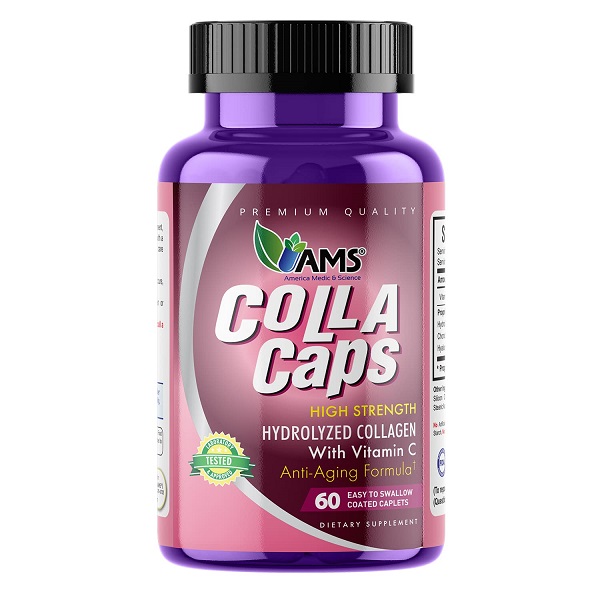 AMS Collacaps 60 Caplets For Healthy Skin and Joints