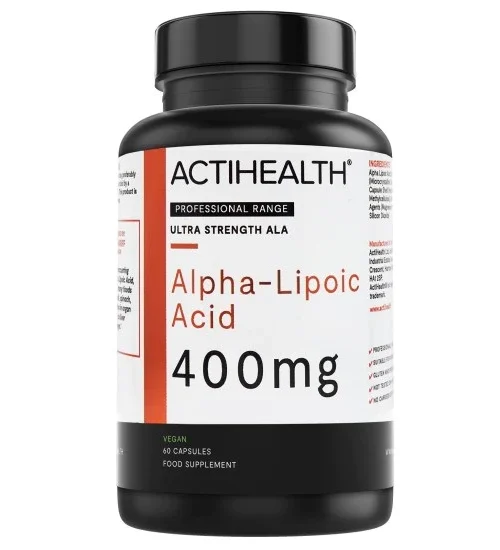 Actihealth Alpha-Lipoic Acid 400 Mg 60 Capsules