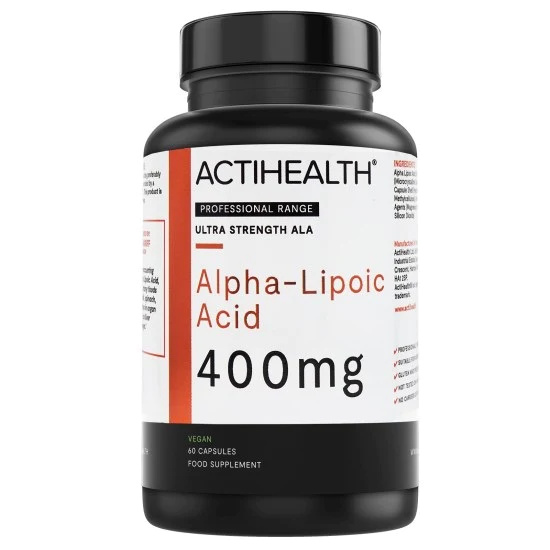 Actihealth Alpha-Lipoic Acid 400 Mg 60 Capsules