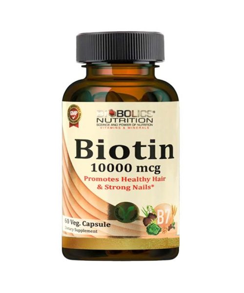 Biobolics Biotin 10,000 MCG 60 Veg Capsules