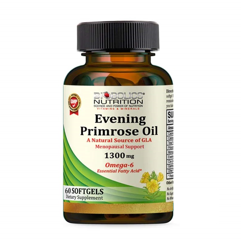 Biobolics Evening Primrose Oil 1300 MG 60 Softgels