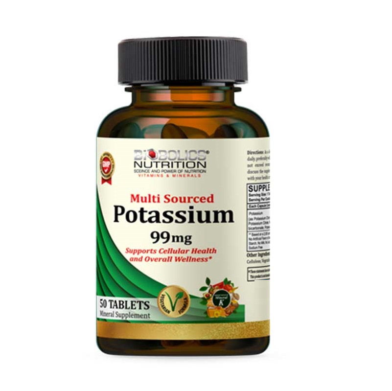 Biobolics Potassium 99 MG 50 Tablets