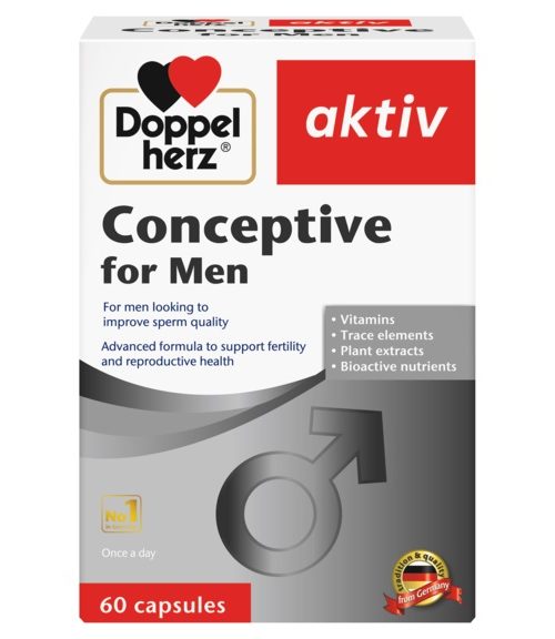 Doppel Herz Aktiv Conceptive For Men 60 Capsules For Fertility