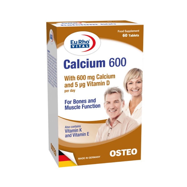 Eurho Vital Calcium 60 Tablets