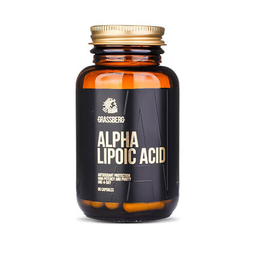 Grassberg Alpha Lipoic Acid 60 Mg 60 Capsules Antioxidant