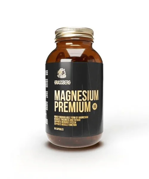 Grassberg Magnesium Premium B6 60 Capsules