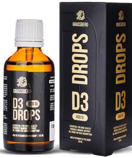 Grassberg Vitamin D3 400 IU 50 ML For Children