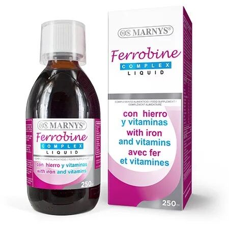 Marnys Ferrobine Syrup 250 Ml Iron Supplement For Children & Adults