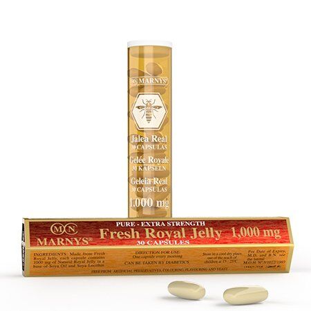 Marnys Royal Jelly 1000 Mg 30 Capsules