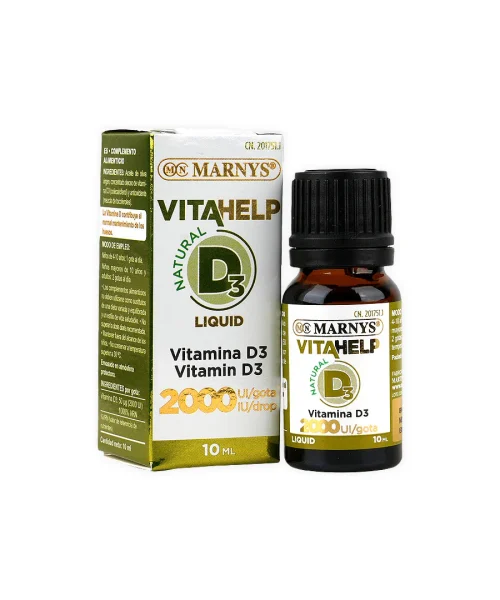 Marnys Vitahelp Vitamin D3 Liquid 2000 IU 10 ML