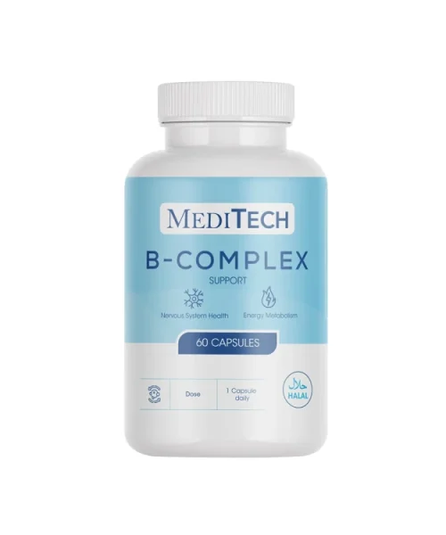 Meditech B Complex 60 Capsules Kuwait ميدتيك فيتامين بى مركب بي كومبلكس 60 كبسولة الكويت 1