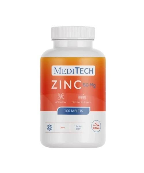 Meditech Zinc 50 mg 100 Tablets Kuwait ميدتيك زنك 50 مجم 100 حبة الكويت 1