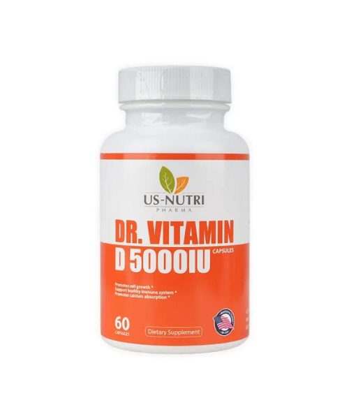 Us Nutri Dr.Vitamin D 5000 Iu 60 Capsules