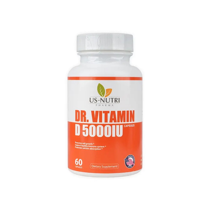 Us Nutri Dr.Vitamin D 5000 Iu 60 Capsules
