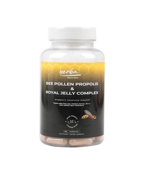 Yerba Bee Pollen Propolis & Royal Jelly Complex 120 Capsules